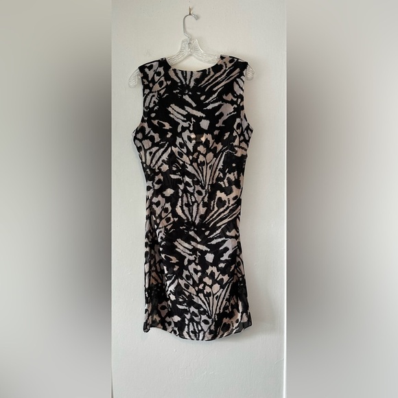 Gottex Miss Butterfly High Neck Sleeveless Sheer Beach Dress Cover-Up Medium NWT - Picture 5 of 8